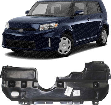 Front Engine Splash Shield Under Cover Plastic Direct Replacement Compatible with 2008-2015 Scion xB SC1228104 5144112270