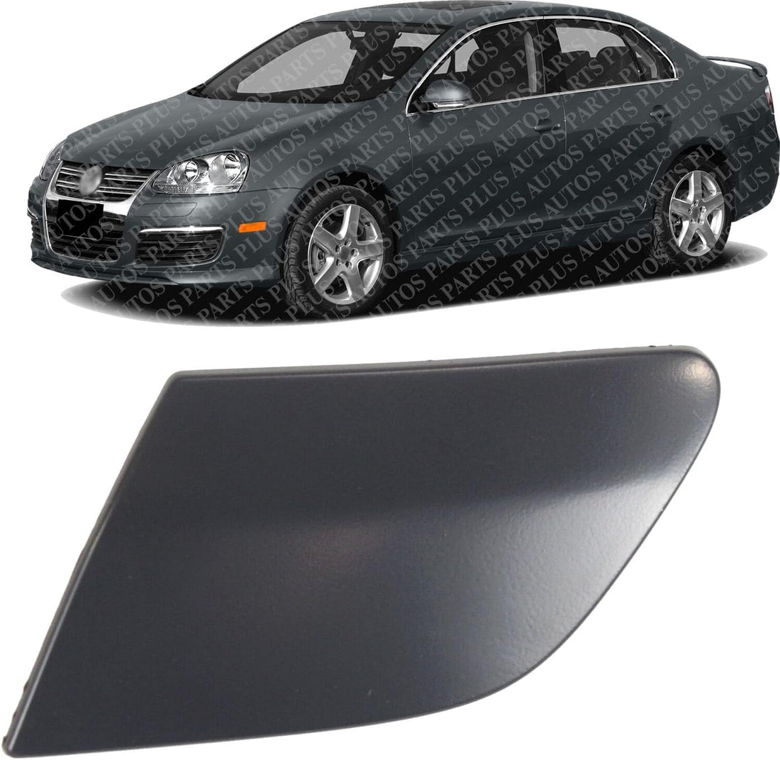 Head Light Washer Cover Left Driver Side Direct Replacement Compatible With 2005-2010 Volkswagen Jetta VW1048100 1K5955109AGRU