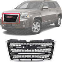 Front Grille Primed Shell And Insert Plastic Without Chrome Package Direct Replacement Compatible With 2010-2015 GMC Terrain GM1200630 22764303