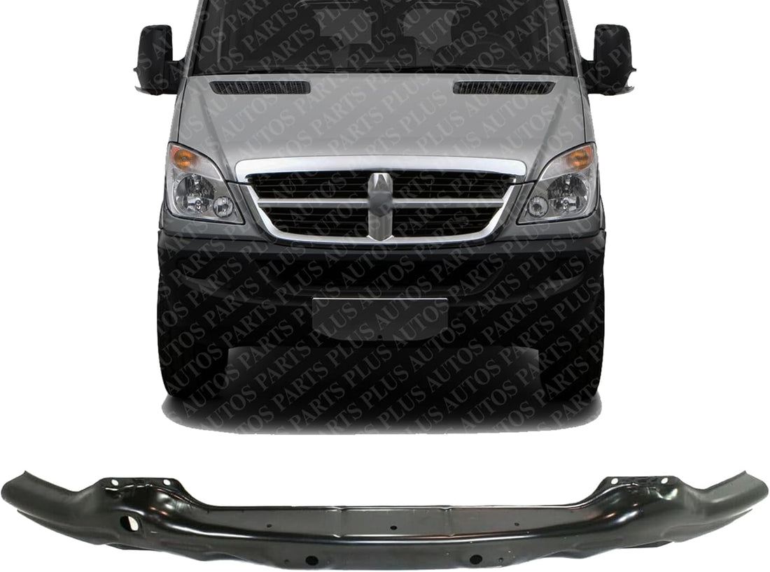 Front Bumper Reinforcement Steel Direct Replacement Compatible With 2007-2009 Dodge Sprinter CH1006210 68006349AA