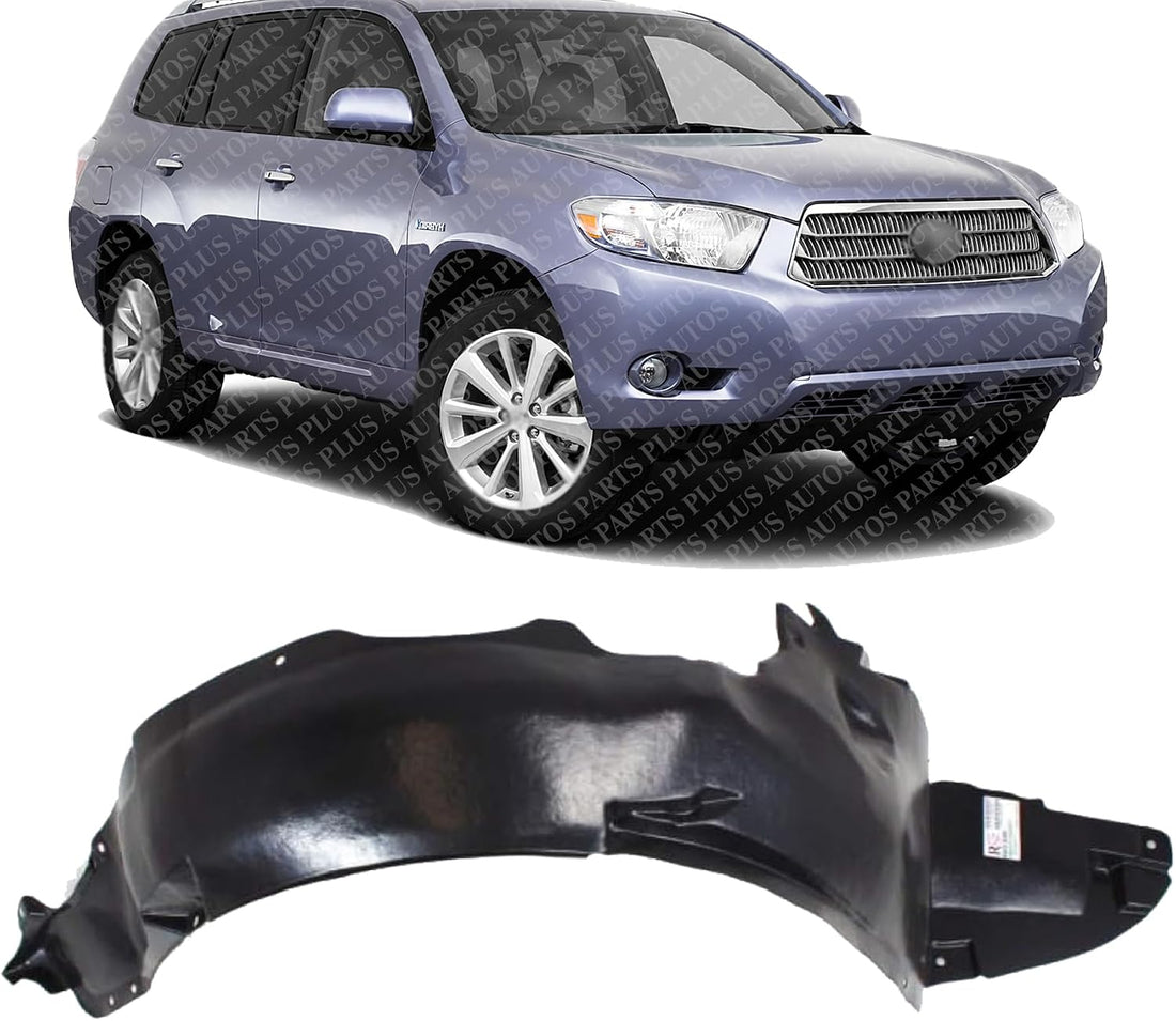 Front Fender Liner Right Passenger Side Direct Replacement Compatible With 2009-2011 Chevrolet Aveo5 / 2009-2010 Pontiac G3 GM1249206 96808315