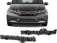 Set Of 2 Front Bumper Retainer Right Passenger & Left Driver Side Direct Replacement Compatible With 2014-2017 Honda Odyssey HO1042123 HO1043123 71198TK8A50 71193TK8A50