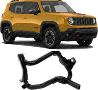 Front Bumper Fender Reinforcement Bracket Steel Right Passenger Side Direct Replacement Compatible with 2011-2017 Jeep Compass CH1245101 68079654AH