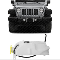 Front Coolant Reservoir Radiator Spare Tank With Cap & Hose Direct Replacement Compatible With 2012-2017 Jeep Wrangler CH3014149 68091500AD
