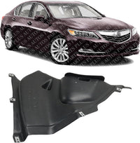 Front Section Fender Liner Right Passenger Side Direct Replacement Compatible With 2014-2019 BMW 3-Series GT BM1251136 51758057326