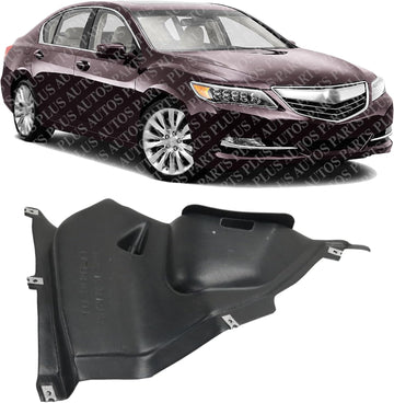 Front Section Fender Liner Right Passenger Side Direct Replacement Compatible With 2014-2019 BMW 3-Series GT BM1251136 51758057326