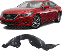 Front Fender Liner Left Driver Side Direct Replacement Compatible With 2014-2017 Mazda 6 MA1248143 GHP956140G GHP956140J