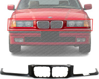Front Bumper Nose Panel Primed Steel Without Head Light Washer Direct Replacement Compatible With 1997-1999 BMW 3-Series BM1210106 41338225981