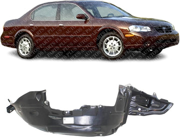 Front Fender Liner Right Passenger Side Direct Replacement Compatible With 2000-2001 Nissan Maxima NI1251111 638402Y900