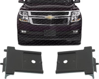 Set of 2 Front Bumper Lower Bracket Plastic Right Passenger & Left Driver Side Direct Replacement Compatible with 2015-2020 Chevrolet Tahoe / 2016-2019 Suburban GM1042134 22936479