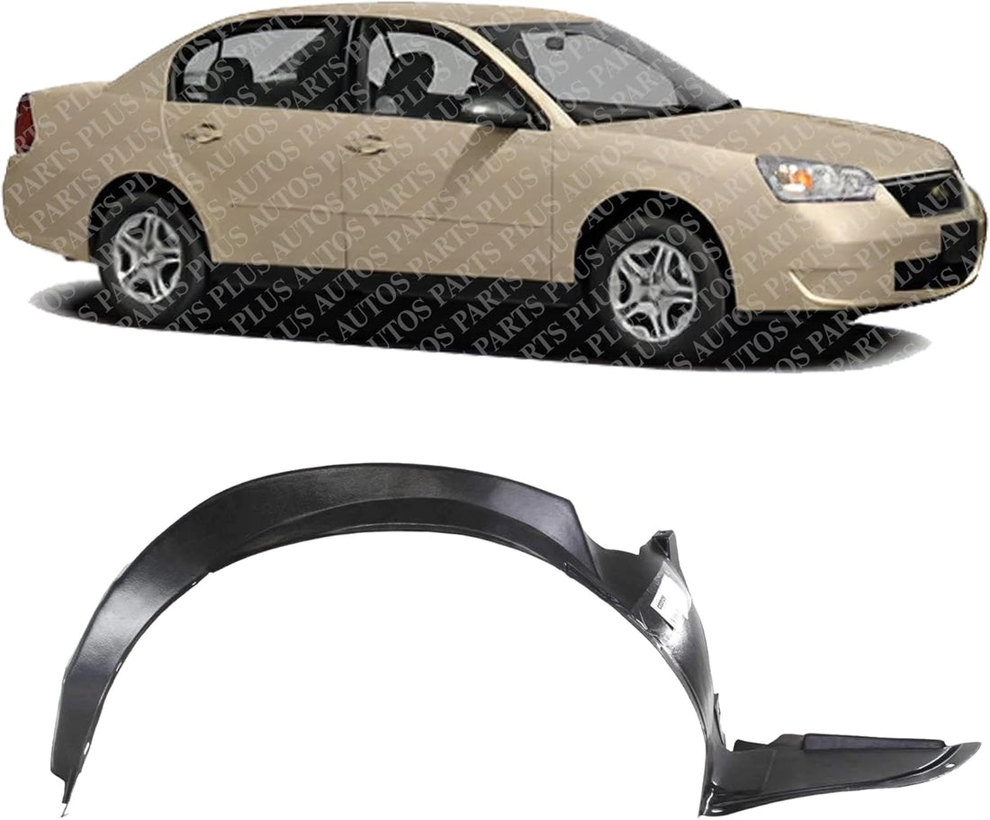 Front Fender Liner Right Passenger Side Direct Replacement Compatible With 2004-2008 Chevrolet Malibu GM1249140 15882053