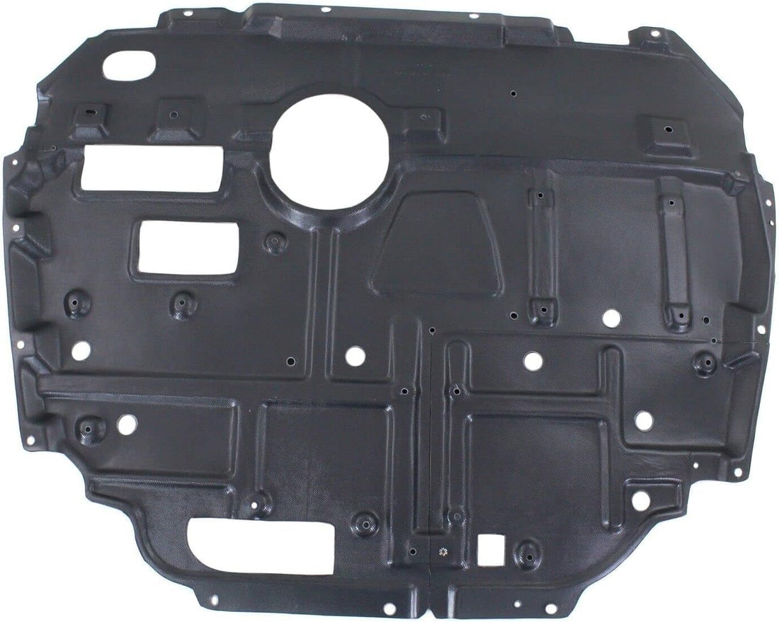 AUTOS PARTS PLUS Front Engine Center Splash Shield Under Cover Plastic Direct Replacement Compatible with 2010-2015 Toyota Prius/Plug-in / 2012-2018 Prius V TO1228169 5141012105-PFM