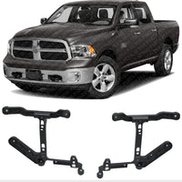 Set Of 2 Front Fog Light Mounting Bracket Left Driver & Right Passenger Side Direct Replacement Compatible With 2013-2018 RAM Pickup 1500/2019-2021 Classic-1500 CH1061108 68232454AA
