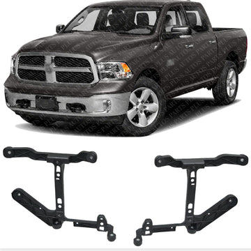 Set Of 2 Front Fog Light Mounting Bracket Left Driver & Right Passenger Side Direct Replacement Compatible With 2013-2018 RAM Pickup 1500/2019-2021 Classic-1500 CH1061108 68232454AA