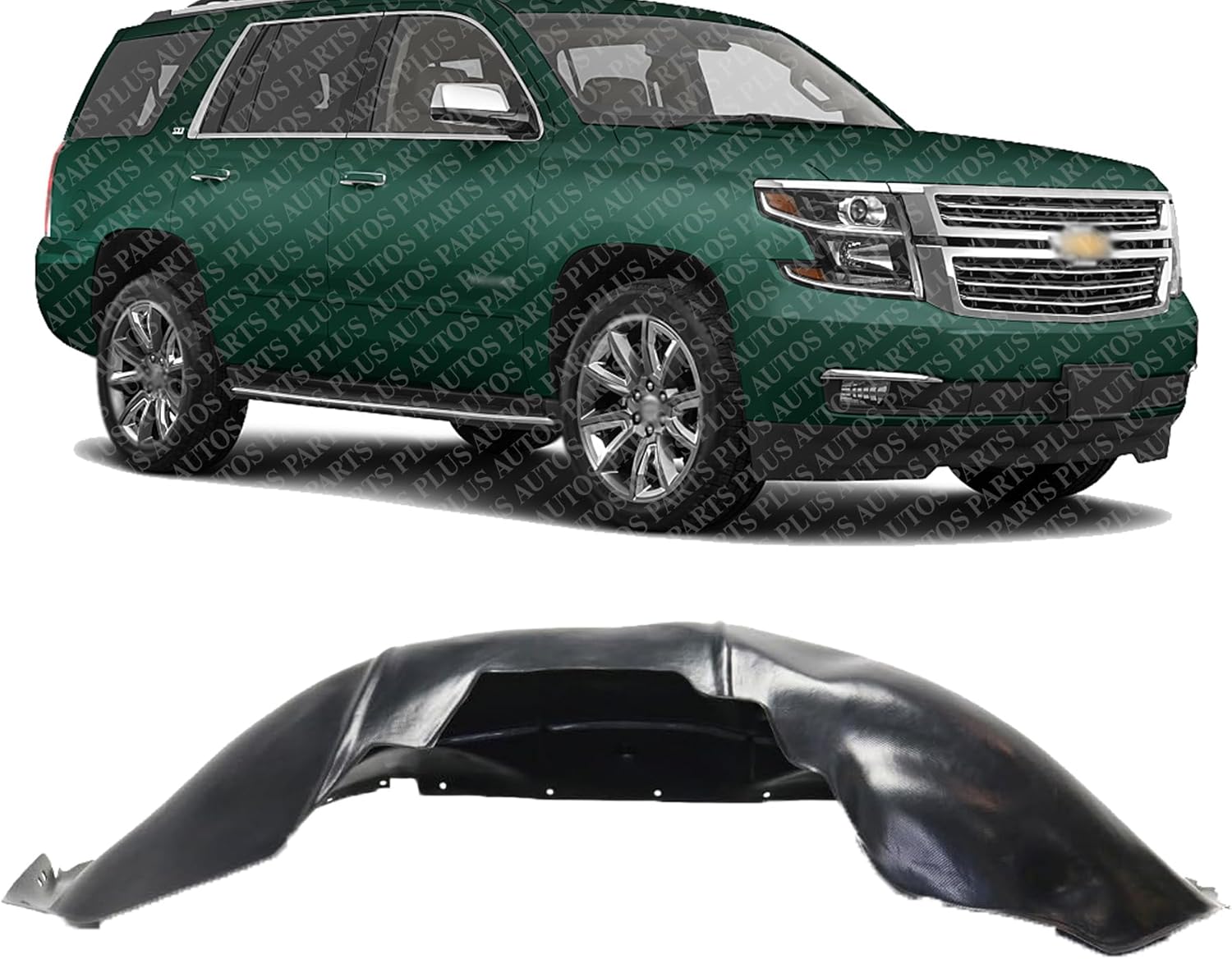 Front Fender Liner Right Passenger Side Direct Replacement Compatible With 2015-2020 Chevrolet Suburban/Tahoe GM1249250 22969208