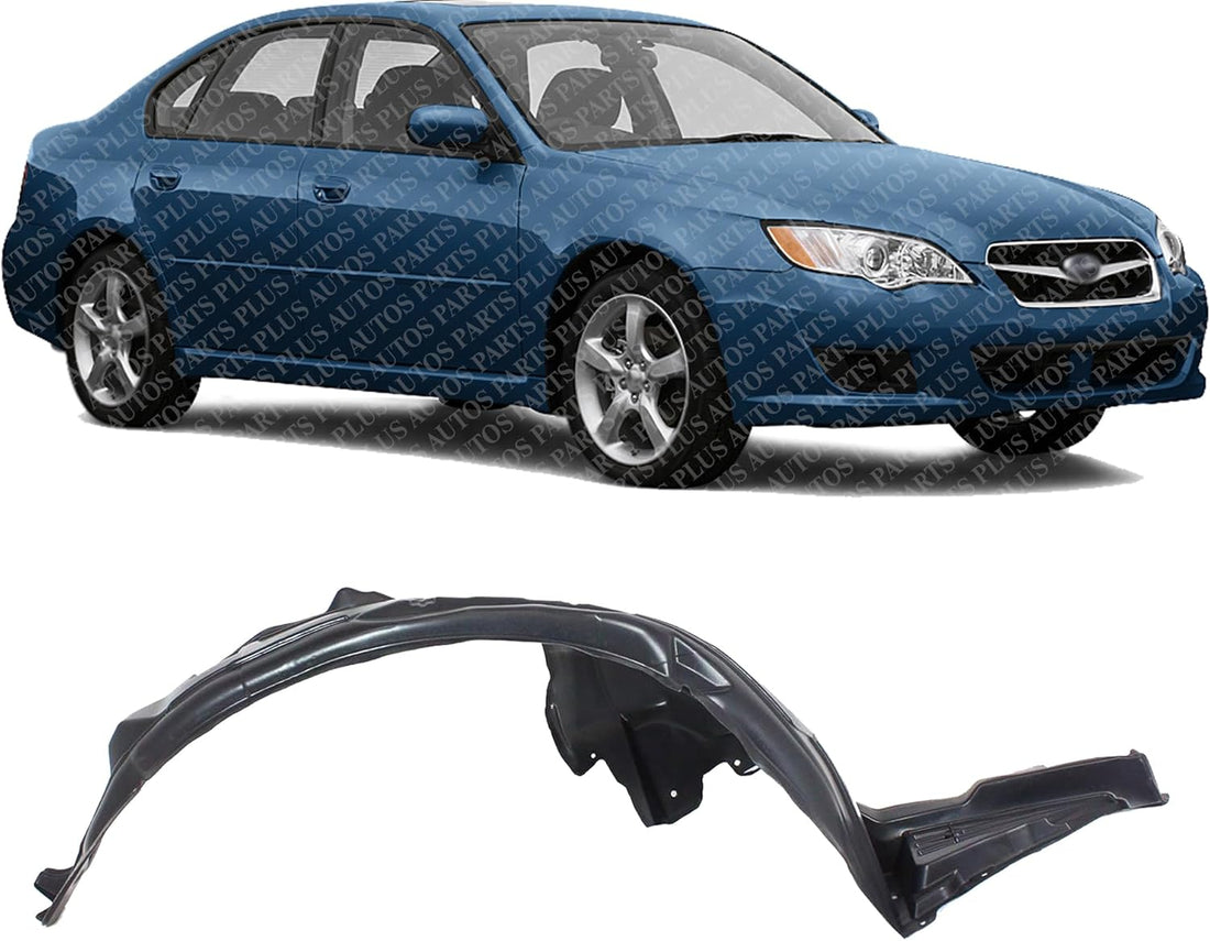 Front Fender Liner Right Passenger Side Direct Replacement Compatible With 2005-2009 Subaru Legacy SU1251103 59120AG04B