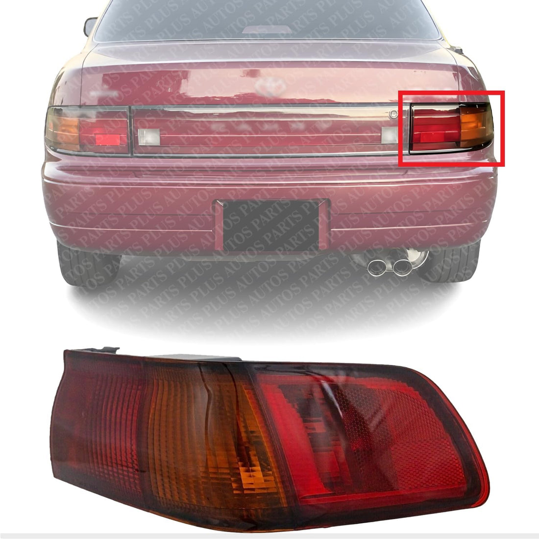 Rear Tail Light Right Passenger Side Direct Replacement Compatible With 1997-1999 Toyota Camry TO2801124 81551AA010