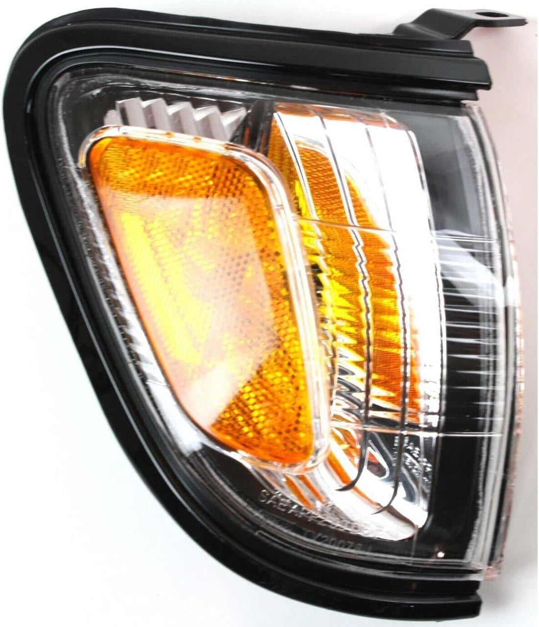 Front Head Lights + Corner Lamps Assembly With Black Trim Right Passenger & Left Driver Side Direct Replacement Compatible With 2001-2004 Toyota Tacoma TO2502136 TO2503136 TO2520163