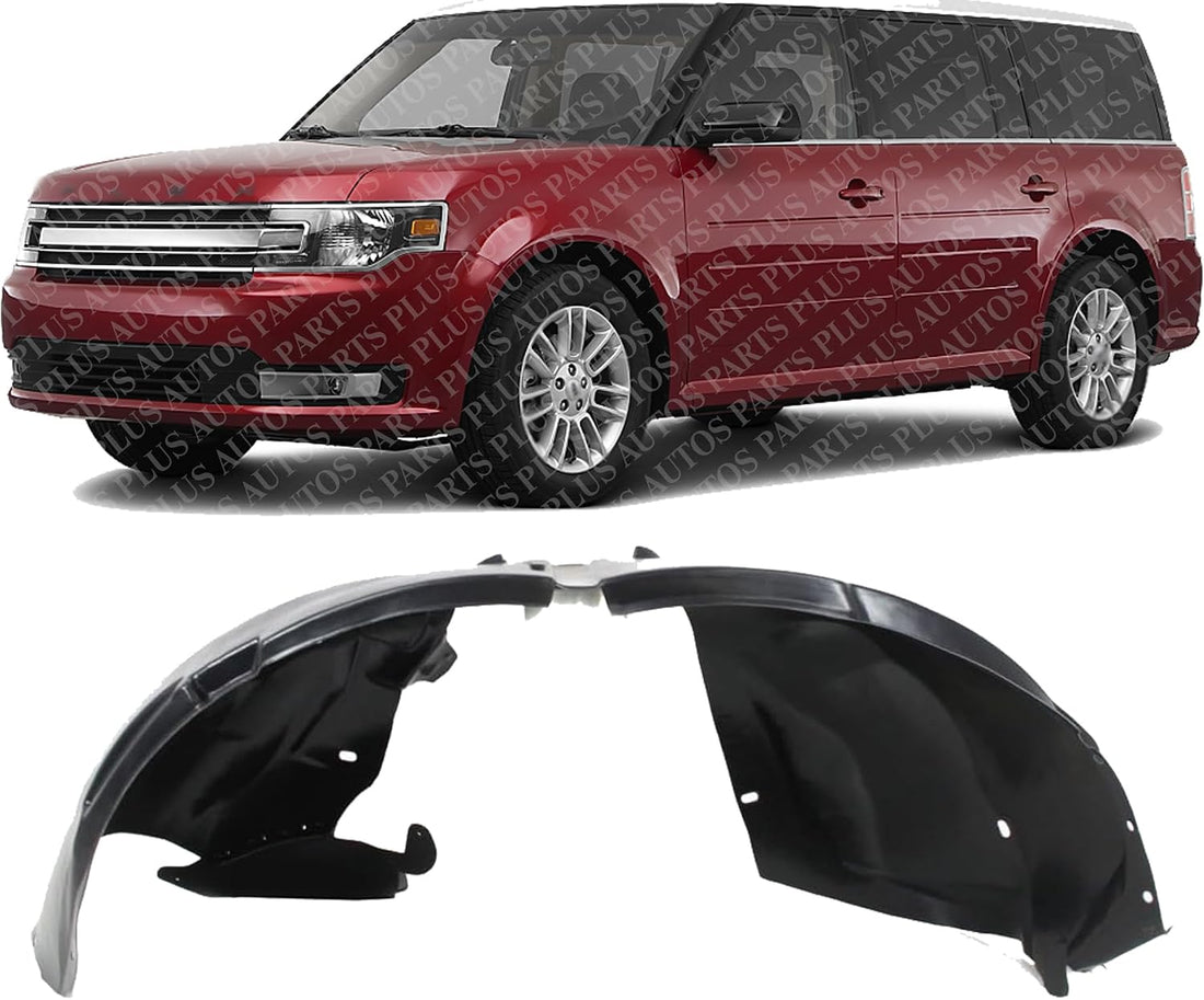Front Fender Liner Left Driver Side Direct Replacement Compatible With 2009-2019 Ford Flex FO1248139 8A8Z16103A