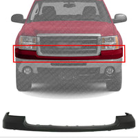 Front Bumper Upper Cover Primed Plastic Direct Replacement Compatible With GMC Sierra 1500 2007-2013 GM1014102 25783584