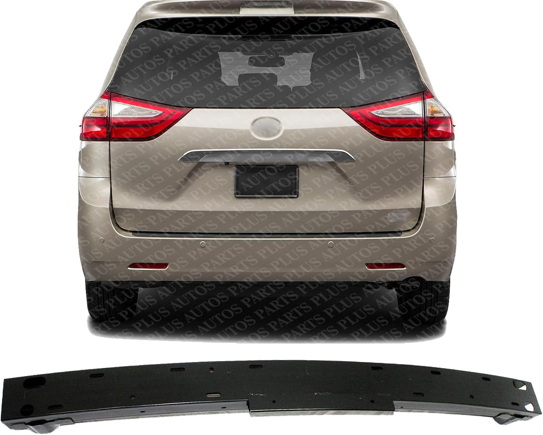 Rear Bumper Reinforcement Steel Direct Replacement Compatible With 2011-2017 Toyota Sienna TO1106210 5202308020
