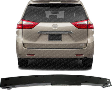Rear Bumper Reinforcement Steel Direct Replacement Compatible With 2011-2017 Toyota Sienna TO1106210 5202308020