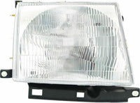 Front Grille Chrome Shell & Painted Dark Argent Insert + Fillers + Corner Lights + Headlights + Brackets Left & Right Side Direct Replacement Compatible With 1998-2000 Toyota Tacoma