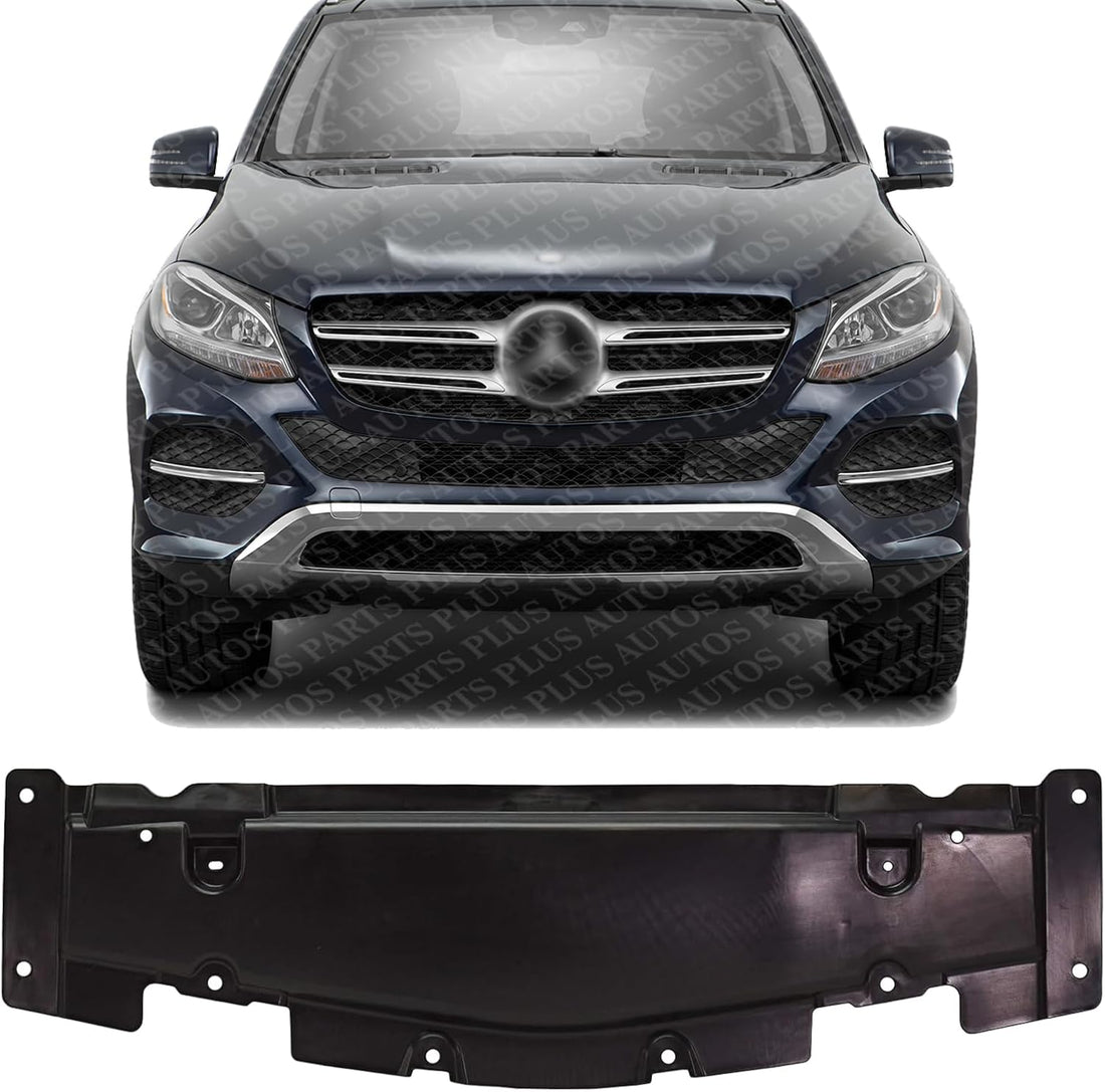 Front Engine Splash Shield Under Cover Plastic Direct Replacement Compatible with 2016-2019 Mercedes Benz GLE-Class MB1228183 1665240130