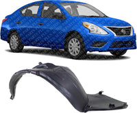 Front Fender Liner Right Passenger Side Direct Replacement Compatible with 2015-2019 Nissan Versa NI1249139 638429KK0A-PFM