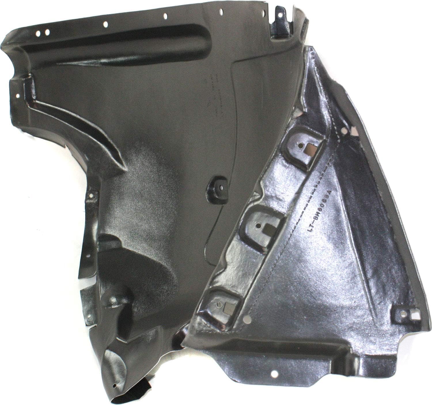 Front Section Fender Liner Left Driver Side Direct Replacement Compatible With 2007-2008 BMW X5 BM1248108 51717169411