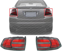 Set Of 2 Tail Light Lens And Housing Right Passenger & Left Driver Side Direct Replacement Compatible With 2007-2008 Acura TL AC2818108 AC2819108 33551SEPA21 33501SEPA21