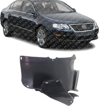 Front Section Fender Liner Right Passenger Side Direct Replacement Compatible With 2006-2010 Volkswagen Passat VW1251112 3C0805912A9B9