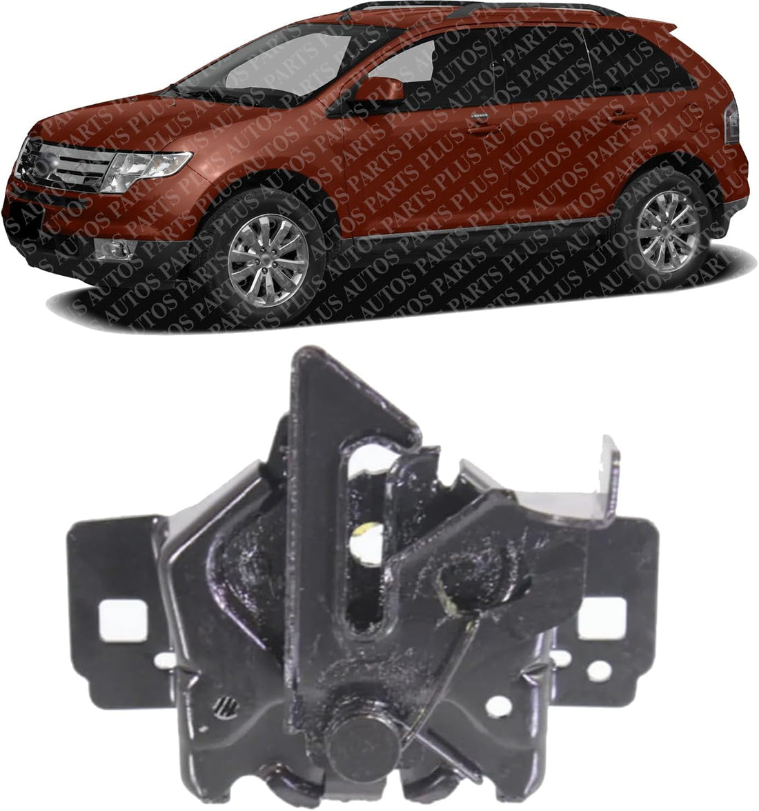 Front Hood Latch Direct Replacement Compatible With 2006-2009 Ford Fusion / 2007-2014 Edge 2010-2019 Flex FO1234119 6E5Z16700AA