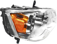 Front Head Light Assembly Chrome Interior Right Passenger Side Direct Replacement Compatible With 2011-2020 Grand Caravan / 2008-2016 Chrysler Town & Country CH2503192 5113336AI