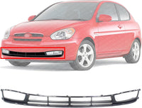 Front Bumper Lower Grille Primed Direct Replacement Compatible With 2006-2011 Hyundai Accent HY1036106 865221E010