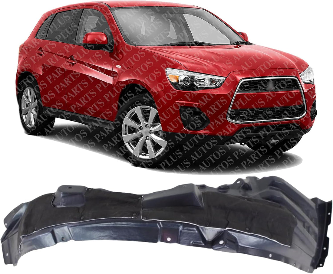 Front Fender Liner Right Passenger Side Direct Replacement Compatible With 2014-2020 Mitsubishi Outlander MI1249129 5370B882
