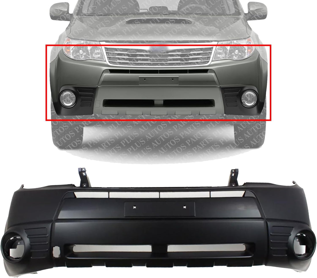 AUTOS PARTS PLUS Front Bumper Cover Primed Direct Replacement Compatible With 2009-2013 Subaru Forester SU1000162 57704SC000