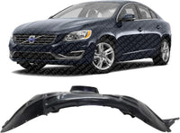 Front Fender Liner Left Driver Side Direct Replacement Compatible With 2011-2018 Volvo S60 / 2015-2018 V60 VO1248117 314971037-PFM