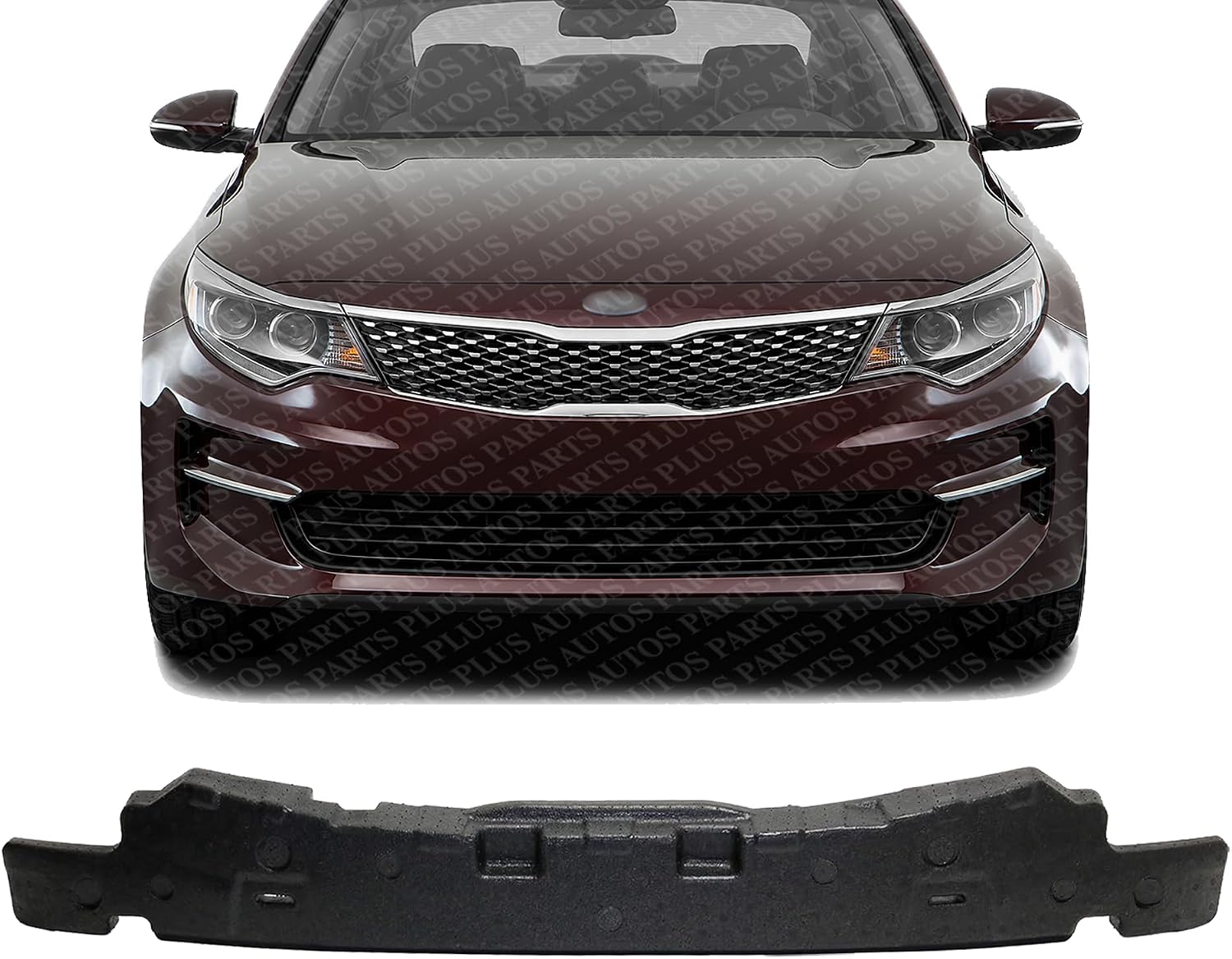 Front Bumper Absorber Direct Replacement Compatible With 2016-2018 Kia Optima KI1070152 86520D5000