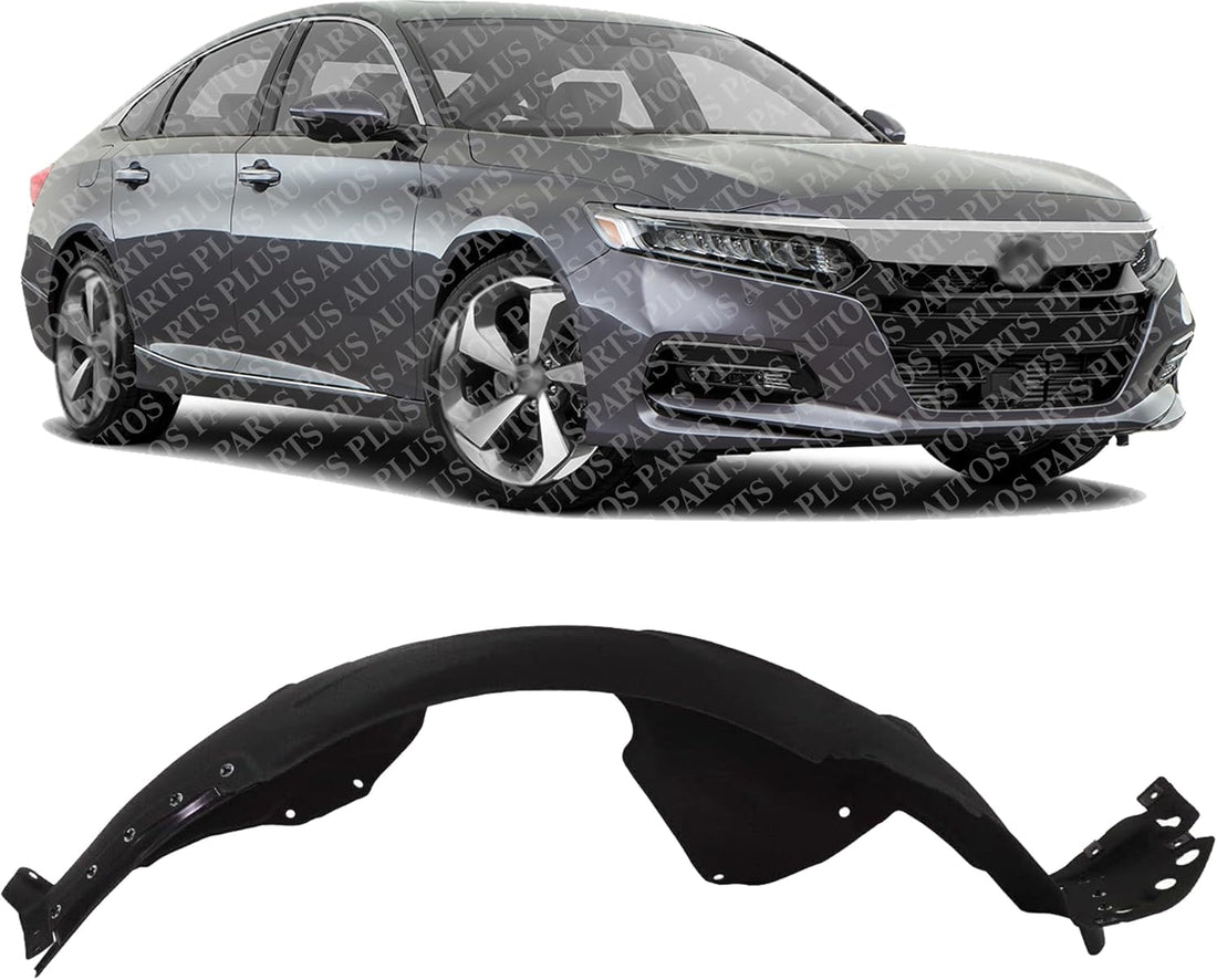 Front Fender Liner Right Passenger Side Direct Replacement Compatible with 2018-2022 Honda Accord HO1249180 74100TVAA00