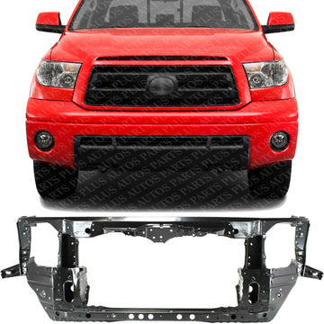 Front Radiator Support Assembly Steel Direct Replacement Compatible With 2007-2010 Toyota Tundra / 2008-2022 Sequoia TO1225275 532010C071
