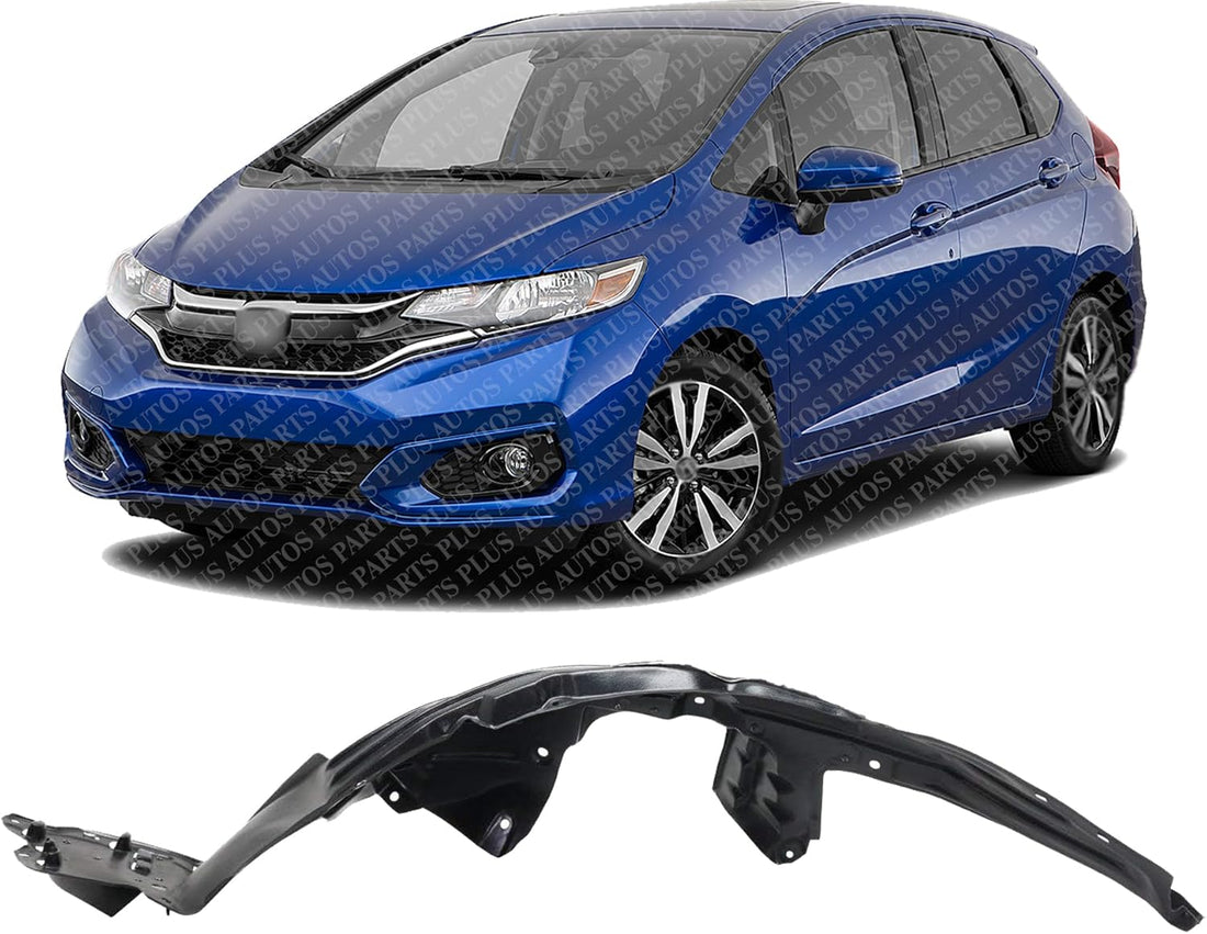 Front Fender Liner Left Driver Side Direct Replacement Compatible With 2018-2020 Honda Fit HO1248181 74150T5RA40