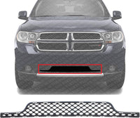 Front Bumper Lower Grille Textured Plastic Direct Replacement Compatible With 2011-2013 Dodge Durango CH1036120 68089175AA