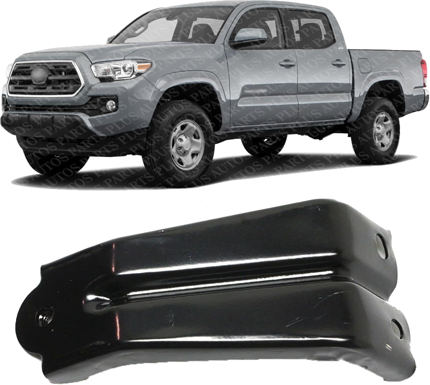 Set Of 2 Front Bumper Bracket Steel Left Driver & Right Passenger Side Direct Replacement Compatible With 2012-2023 Toyota Tacoma TO1062100 5252504020