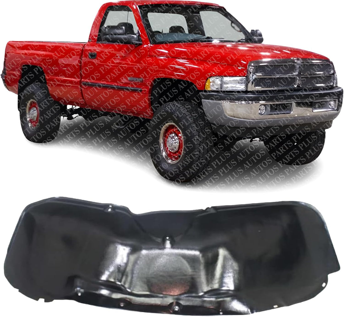 Front Fender Liner Right Passenger Side Direct Replacement Compatible With 1994-2002 Dodge Ram 1500 2500 3500 CH1249103 55346014