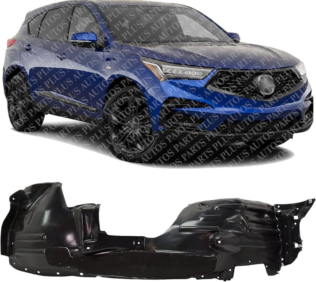 Front Fender Liner Right Passenger Side Direct Replacement Compatible With 2019-2023 Acura RDX AC1249140 74100TJBA01