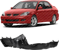Front Fender Liner Left Driver Side Direct Replacement Compatible With 2002-2004 Mitsubishi Lancer MI1248106 MR539629
