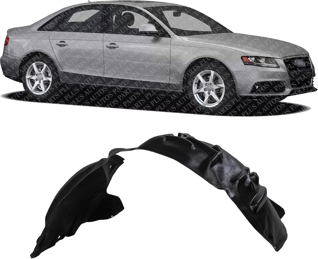 Front Fender Liner Right Passenger Side Direct Replacement Compatible With 2009-2012 Audi A4 / S4 AU1249120 8K0821172G-PFM