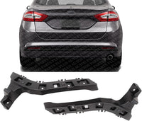 Set of 2 Rear Bumper Upper Bracket Left Driver & Right Passenger Side Direct Replacement Compatible with 2013-2018 Ford Fusion FO1143123 FO1142123 DS7Z17787B DS7Z17788B