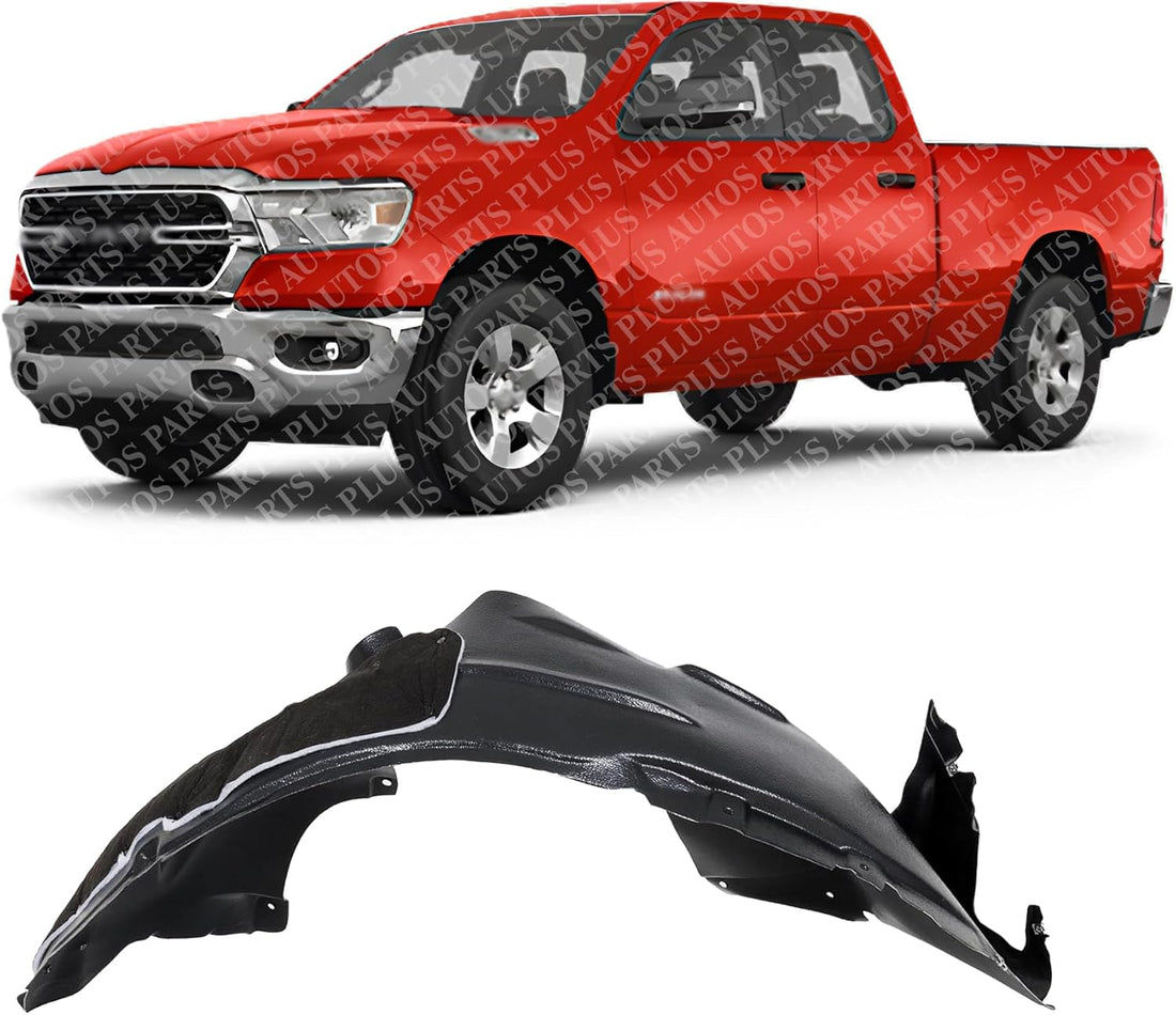 Front Fender Liner Rear Section Left Driver Side Direct Replacement Compatible With 2019-2024 Ram 1500 CH1248203 68275897AE